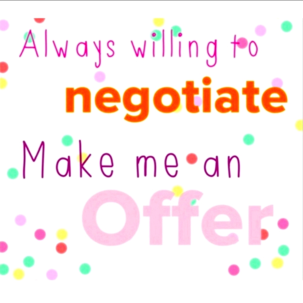 ✨Just make me an offer and I will negotiate✨